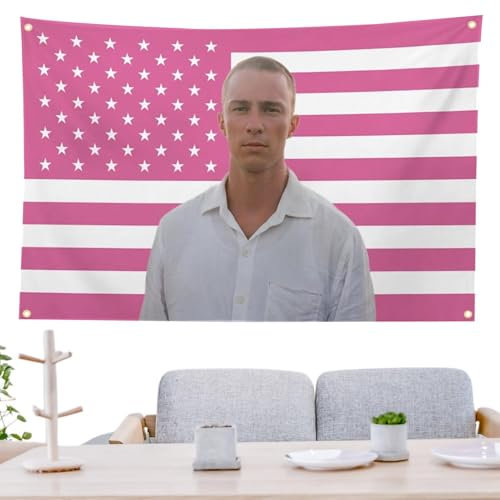 Drapeau Drews Starkeys Roses, 3 X 5 Pieds Drapeau Américain Drews Starkeys, Drapeau De Murales Drôles, Drapeaux De Célébrités Personnalisés Pour Chambre À Coucher, Salon, Décor Intérieur