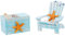 Warmhm 2St Strandkorb-Set Mini-Strandkorb Stranddekoration für zu Hause Zuhause dekorativ büro Dekoration Office Decoration mediterrane stuhlverzierung Mini-Stuhl-Modell-Ornament Bambus