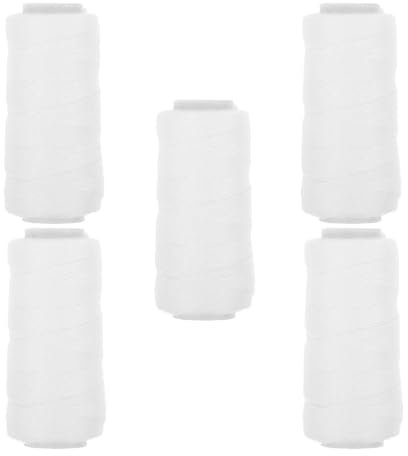 minkissy 5rollen Baumwollfaden Für Gesichtshaarentfernung Langlebiger Und Sanfter Faden Zum Augenbrauenzupfen Geeignet Für Haar-threading-maschinen Und Gesichts-epilierer Einfache Anwendung