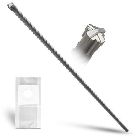 METOTY SDS Plus Bohrer 10mm×800mm, Hammerbohrer, Betonbohrer,Für Stein, Beton, Naturstein, Ziegelmauer