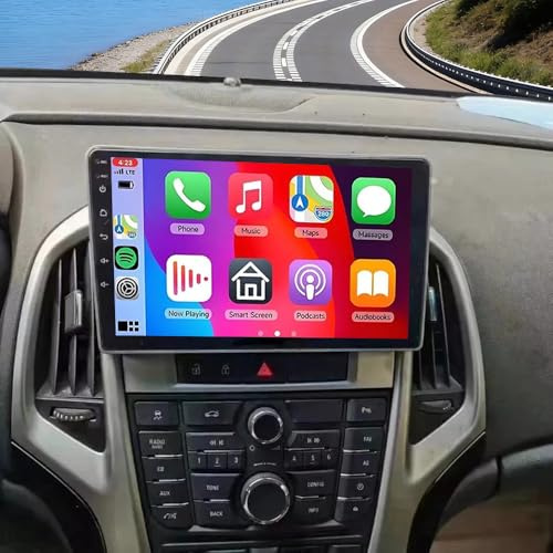 2+64G Android 14 Car Stereo for Opel Astra J 2010-2014 GPS Navi with Wireless Carplay Android 9 inch DAB Radio for Buick Excelle 2 Din Radio Touchscreen Bluetooth WiFi AHD Backup Camera FM/RDS