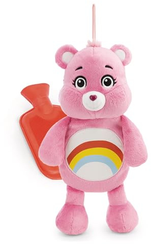 NICI Wärmflasche für Kinder Glücksbärchis Hurrabärchi 300ml - pink - 62814 | Liebevoll gestaltetes, kuscheliges Wärmetier, süßes Geschenk für Familie & Freunde, Wärmebeutel, Geschenk für Kinder & Fans