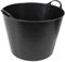 Floraworld 012238 Universal Classic Pot de fleurs Noir 34-37 cm Ø 46 cm 40 l