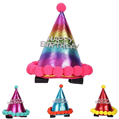 NETPROSHOP Trensenschmuck Geburtstag, Hut für die Trense oder das Halfter Ihres Pferdes, Farbe:Rot