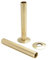 130mm Radiator Pipe Sleeve/Shrouds/Covers and Collar Set | Foundry (Pair) (Brass)