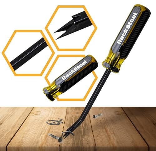 Polsterklammerentferner, robuster Klammerentferner, Heftklammerentferner, Polsterwerkzeuge, Heftklammerentferner, Tack-Abzieher-Werkzeug, Teppich-Heftklammerentferner