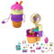 Polly Pocket HFR00 - Ausklappspaß-Schatulle Eiswaffel, Spielset in Form einer Eiswaffel, Spielplatz-Thema, drei Etagen, Spielzeug ab 4 Jahren