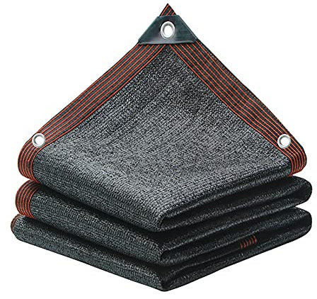 Filet d'ombrage, Voile d'ombrage Rectangulaire, Toile d'ombrage, bord avec boutonnière, Filet Protection Solaire, pour plantes à effet serre piscine Patio arrière-cour pelouse,4x9m/13.1x29.5ft