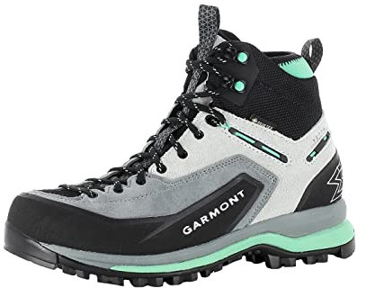 GARMONT Vetta Tech GTX - Stivali da trekking da uomo, in pelle, leggeri, Grigio verde, 40 EU