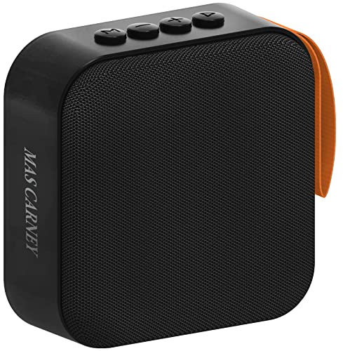 MAS CARNEY F3 Tragbare Bluetooth-Lautsprecher Mit Mikrofon, Kleine Musikbox, Kabelloser Lautsprecher Mit 52 Mm Starkem Lautsprecher, 8 Stunden Spielzeit, FüR Reisen, Im Freien, Zu Hause