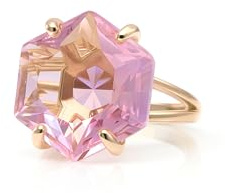 Anemone Rosenquarz Handgemacht Roségold Ring - Benutzerdefinierte Kristall Ringe - Modeschmuck Aussage Edelstein Ring - Handwerklich Hergestellte Ringe für Frauen - Wählen Sie Ihr Material