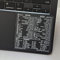 SYNERLOGIC (2 pcs) Word/Excel (for Mac) Keyboard Shortcuts Stickers | No-Residue Laminated Vinyl Cheatsheet black case MacBook Keyboard Stickers 83 x 83 mm (Clear/White, 2 pcs)