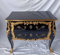 Kunibert Antike Louis Seize Barock Rokoko Stilmöbel Kommode Farbe: schwarz mit Gold Breite93cm Sideboard Nr.45