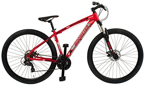 VELOmarche Mountainbike 29 Zoll MOONSTER H 48cm, Rot