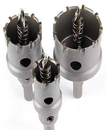 1pc 16-50mm foret à noyau en acier inoxydable scie cloche TCT carbure pointe foret métal coupe forage outils électriques, 60mm