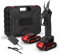 Débroussailleuse Sécateur électrique sans Fil Portable sécateur de Branche d'arbre alimenté par Batterie Rechargeable tondeuses de Jardin diamètre de Coupe de 25 mm (Color : 21V Black 2Battery)
