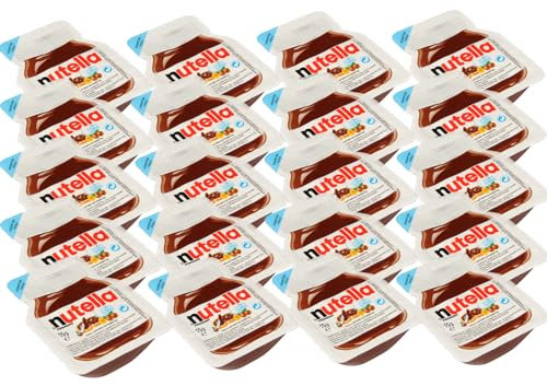 Für ein leckeres, perfektes Frühstück - 20 x 15g Portionspackungen Marken Nuss-Nugat-Creme - Ein Angebot von FISGUS® by krass-shoppen-de