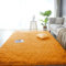 SK Studio Flauschiger Teppich für Wohnzimmer und Schlafzimmer - Shaggy, Waschbar, Weich - Orange, 60x160cm