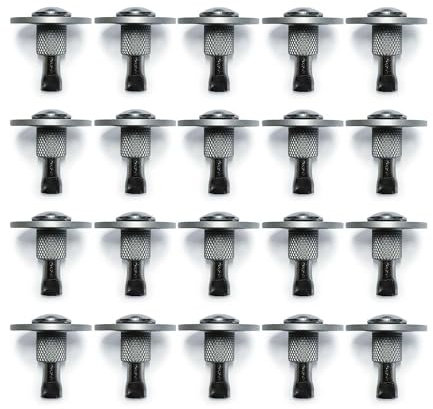 Paradies Pool 10er Set Versenkbare Bodenanker - Senkstifte für Holzflächen, zum befestigen von Planen, Abdeckungen, Terrassenmöbel…