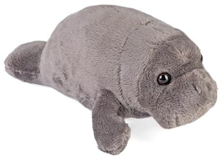 Wild Republic Pocketkins Eco Seekuh, Plüschtier, 12 cm, Plüschspielzeug, Hergestellt aus recycelten Materialien, Umweltfreundlich
