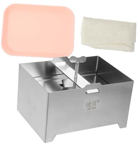 MAGICLULU Tofu Mold Cheese Press Molds Food Squeezer Cheese Mold DIY Tofu Accessories Tofu Press Mould Vegan Tofu Presser Tofu Squeezer Finger Cots Self Made China Stainless Steel