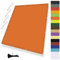 MENGH Sonnenschirm Segel,Balkonumrandung 95% UV Schutz,Wasserdicht markisenstoff,Quadrat PES Polyester Sonnenschutzfür überdachung Balkon Terrasse Schwimmbad Orange 2x3m