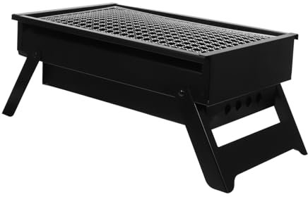 CANIGHT Gril à Portable Acier Inoxydable Pour Barbecue Plein Air Grill Pour Camping Pique- Et Événements Extérieur Avec Facile à Charger