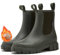 MIEHUIAI Stivali Pioggia Donna Gomma Invernali Caldi Stivaletti Impermeabile Antiscivolo Comodi Chelsea Boots Esterni Stivali da Giardino(Verde,37 EU)