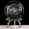 Sahoottie Kristallkugel mit 3D-Sonnensystem, 60 mm, Briefbeschwerer, Astronomie, Geschenke, Weltraum, Universum, Geschenke, Planeten, Glaskugel