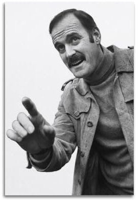 ZIWEYURB Schauspieler-Poster, John Cleese, dekoratives Gemälde, Leinwand, Wandposter und Kunstdruck, moderne Familienschlafzimmer-Dekoration, Poster, 20 x 30 cm