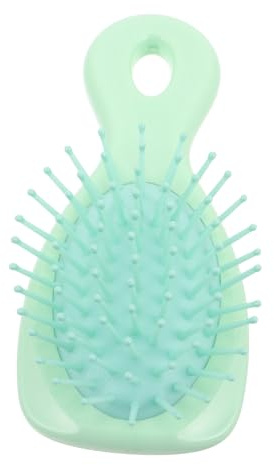 SUPVOX Cepillo Masajeador Compacto Cuero Cabelludo, Peine Portátil de Plástico Ligero para Niñas, Adecuado para Uso en Casa y Viaje