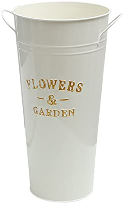 farmhouse french bucket|Flower Pots Bucket Iron Tin Metal Wrought Barrel Vase Vintage for Home Garden Wedding Decoration 25cm