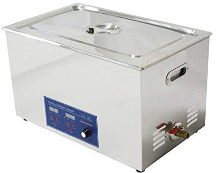 30L Multifunzionale Acciaio Inox Pulitore Ad Ultrasuoni Lavatrice Termostato Digitale Impostazioni, TIMING, Potenza Regolabile con Un Cestello 80 KZ Alta Frequenza