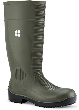 Shoes for Crews BASTION – Waterproof PVC Safety Rubber Boot, S4, padded insoles, slip-resistant, breathable, 15.75 inches high – for women and men