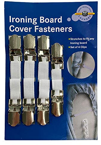 Smart Alec Laundry Ironing Board Cover Fasteners Set of 4 Clips