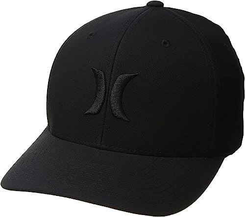 Hurley Herren Hut H2O Dri-Fit One&Only 2.0 Hat, Black/Black, S/M, 892025