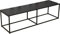 Urban Living Madison Meuble TV en Metal Noir 140X40XH40CM