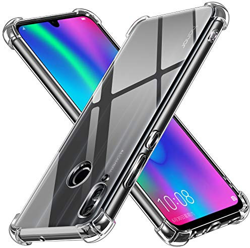 ivoler Coque pour Huawei P Smart 2019 / Honor 10 Lite, Ultra Transparent Étui de Protection en Silicone Antichoc avec Coins Renforcés, Clair Mince Souple TPU Bumper Housse