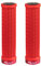 Funn Holeshot Mountainbike-Griffe mit Einzelklemmung, Innendurchmesser von 22 mm, Griffen mit gehärteten Enden (Rot)