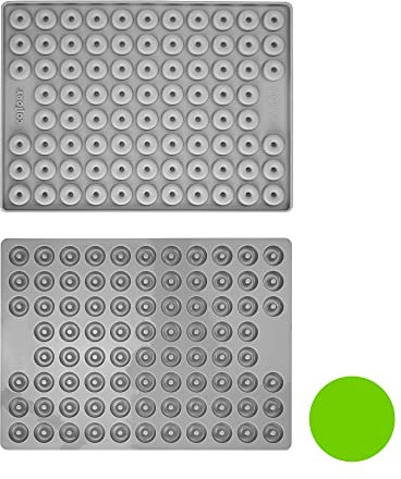 Collory Medium Donut (2,8cm) Silikon Backform für Hundekekse & Hundeleckerlis, Pralinenform, Schokoladenform, Antihaftend und Lebensmittelecht (BPA-Frei)