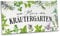 ARTFAVES® Gartenschild - Mein Kräutergarten | Shabby Chic Vintage Gartendeko, Schild mit Spruch zum Thema Garten/Hobbygärtner | Größe: 30 x 15 cm