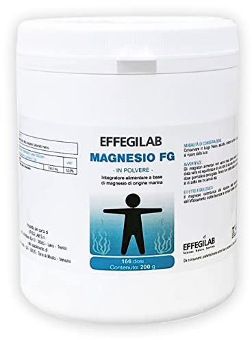 Magnesio in polvere | 200 g | 166 dosi - di Effegilab
