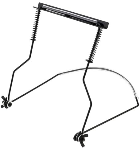 OriGlam Support de cou pour harmonica - Cadre en métal réglable pour harmonica à 10 trous