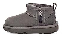 UGG Unisex Kinder T Classic Ultra Mini Fashion Boot, grau, 30 EU
