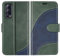 BoxTii Cover per Vivo Y72 5G, Custodia in PU Pelle Portafoglio per Vivo Y72 5G, Magnetica Cover a Libro con Slot per Schede, Verde
