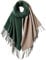 MaaMgic Schal Damen Pashmina Stola Warm Zweifarbig mit quasten/fransen Tücher für Frauen Abendkleider Hochzeit Festlich xxl Schals Herbst Winter Einfarbig Deckenschal MEHRWEG