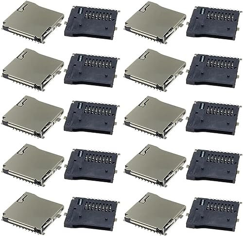 Lot de 20 emplacements pour carte mémoire Micro SD Transflash à ressort