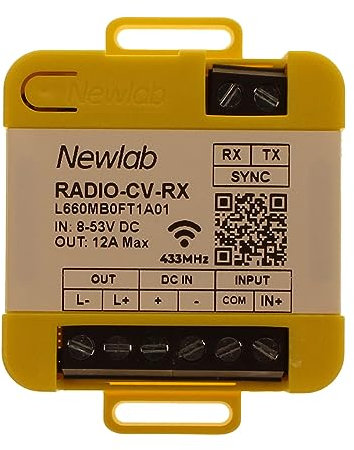 Kabelloser LED-Dimmer, über Radiofrequenz, Eingang der Taste N.O, kompatibel mit allen Serien, 12 V 24 V 48 V 12 A, Master und Slave (RF-Empfänger Dimmer RADIO-CV-RX)