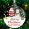 1 Personalised Customised Christmas Xmas Festive Santa And Snowman Acrylic Bauble Tree Gift Decoration Present 80mm Primary Teaching Services