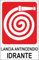 M-ITALY CARTELLO SEGNALETICO - lancia antincendio idrante - Adesivo Extra Resistente, Pannello in Forex, Pannello In Alluminio (15x10, Plastica)